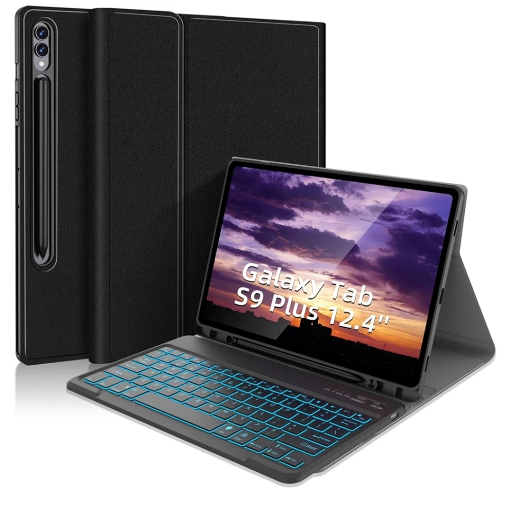 Galaxy tab S9 plus case with keyboard